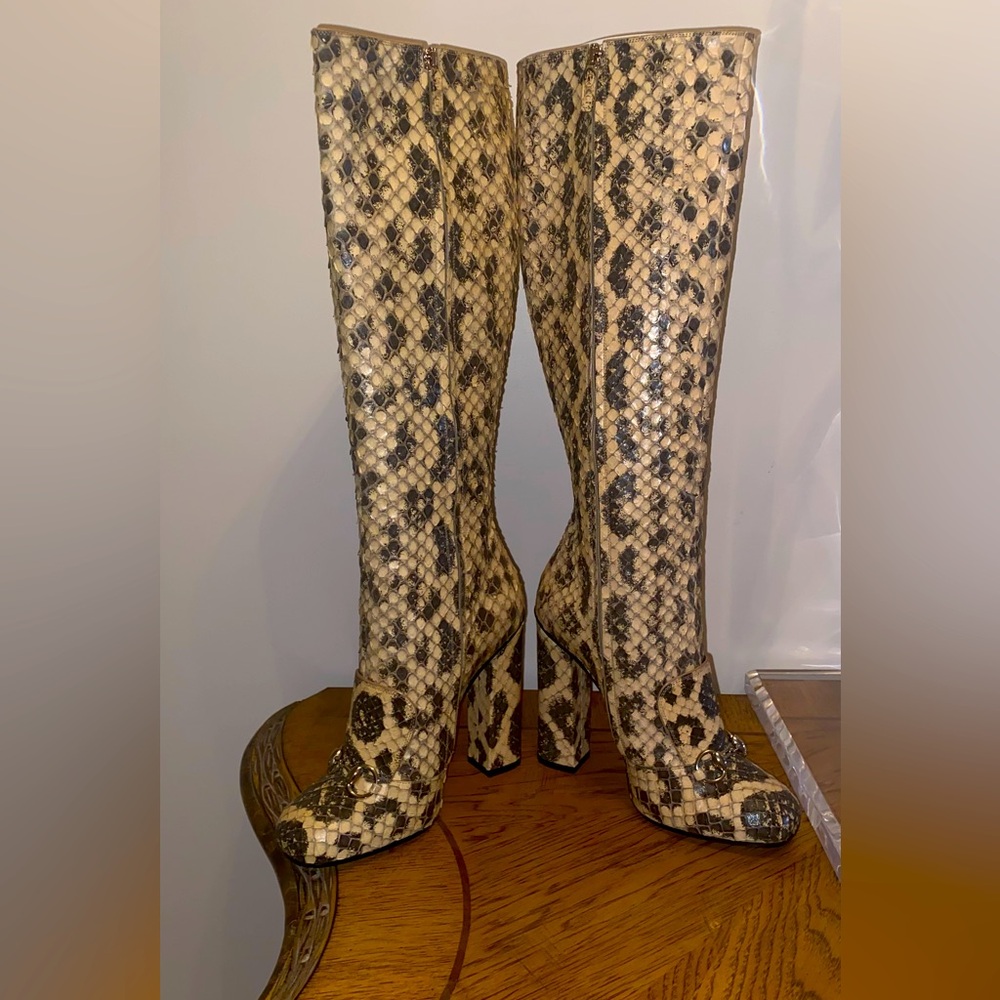 Gucci Anaconda Boots